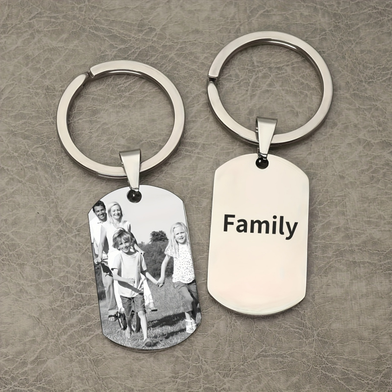 Custom Photo Keychain Personal - đánh giá và giá Initial Ring Custom