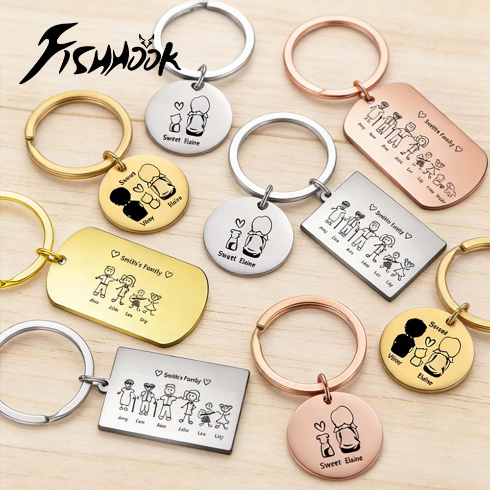 Fishhook Gia Đình Cá Nhân Keyc - đánh giá và giá Initial Ring Custom